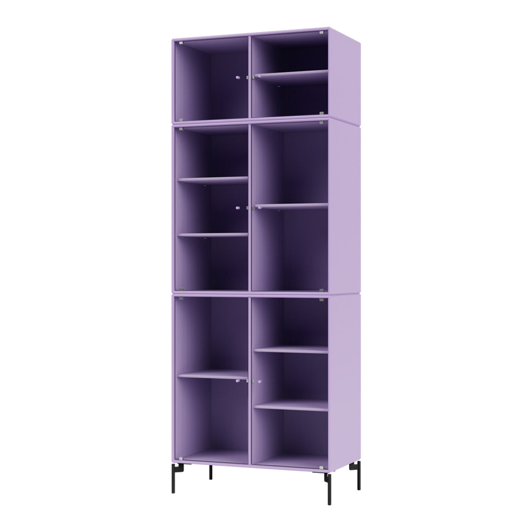 Vitrine Ripple IV - Avec pieds