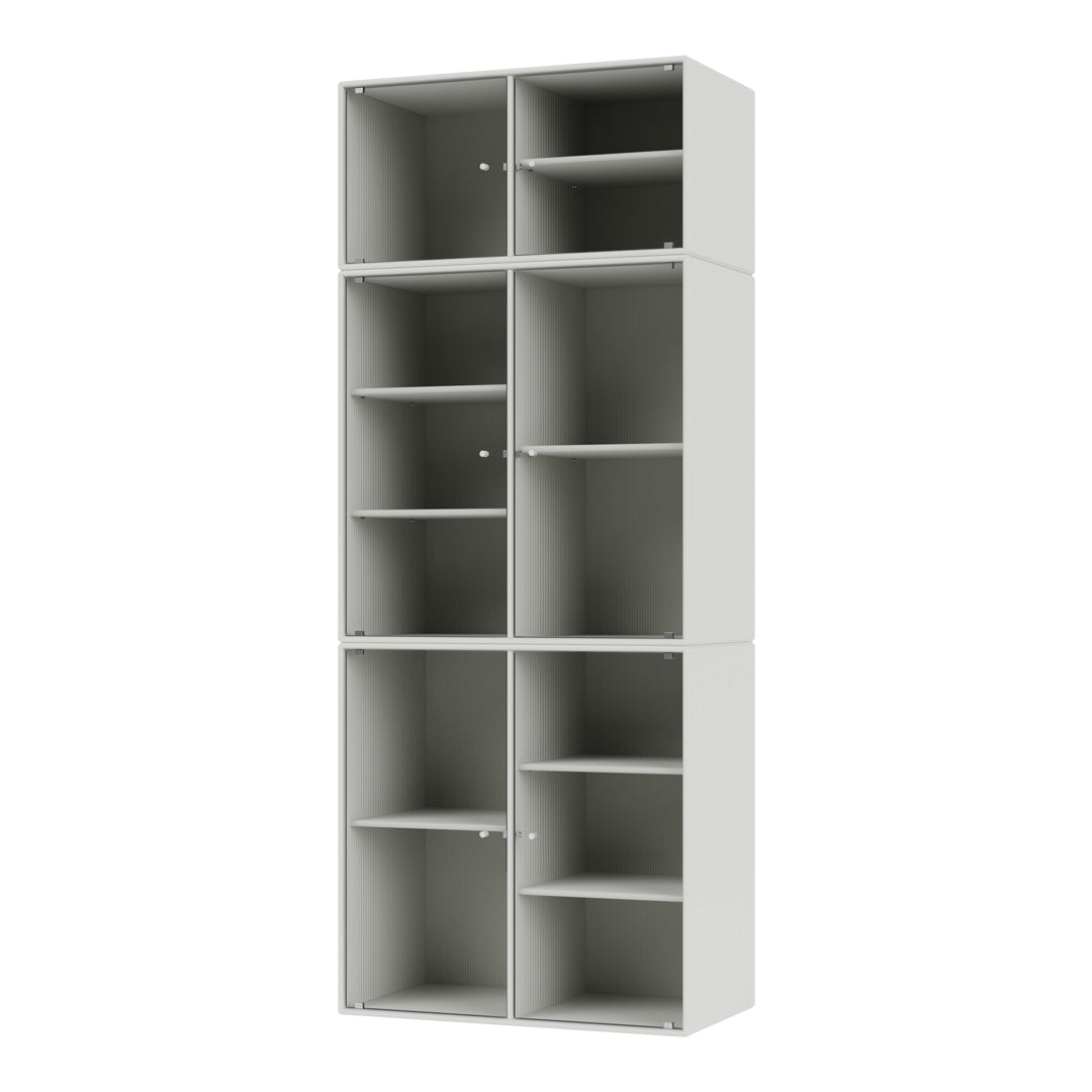 Vitrine Ripple IV - Fixation murale