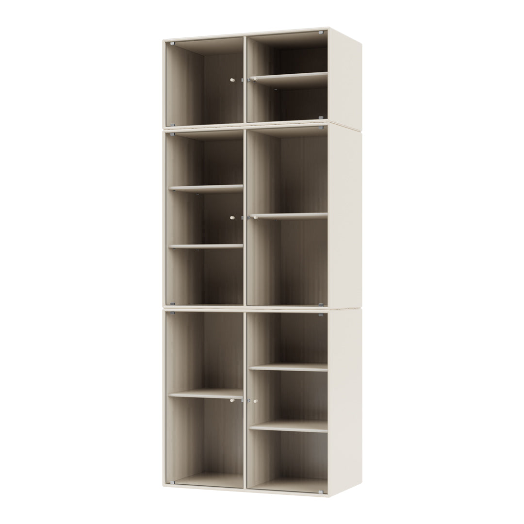 Vitrine Ripple IV - Fixation murale