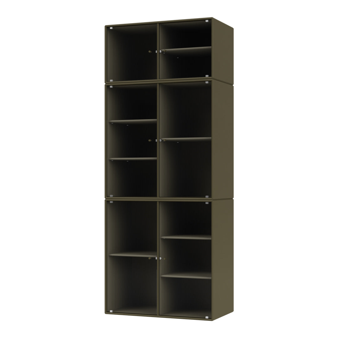 Vitrine Ripple IV - Fixation murale