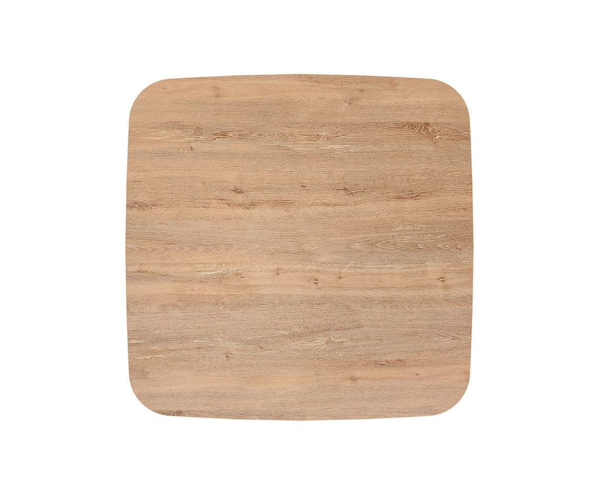 Table de réunion carrée de hauteur bar Slater