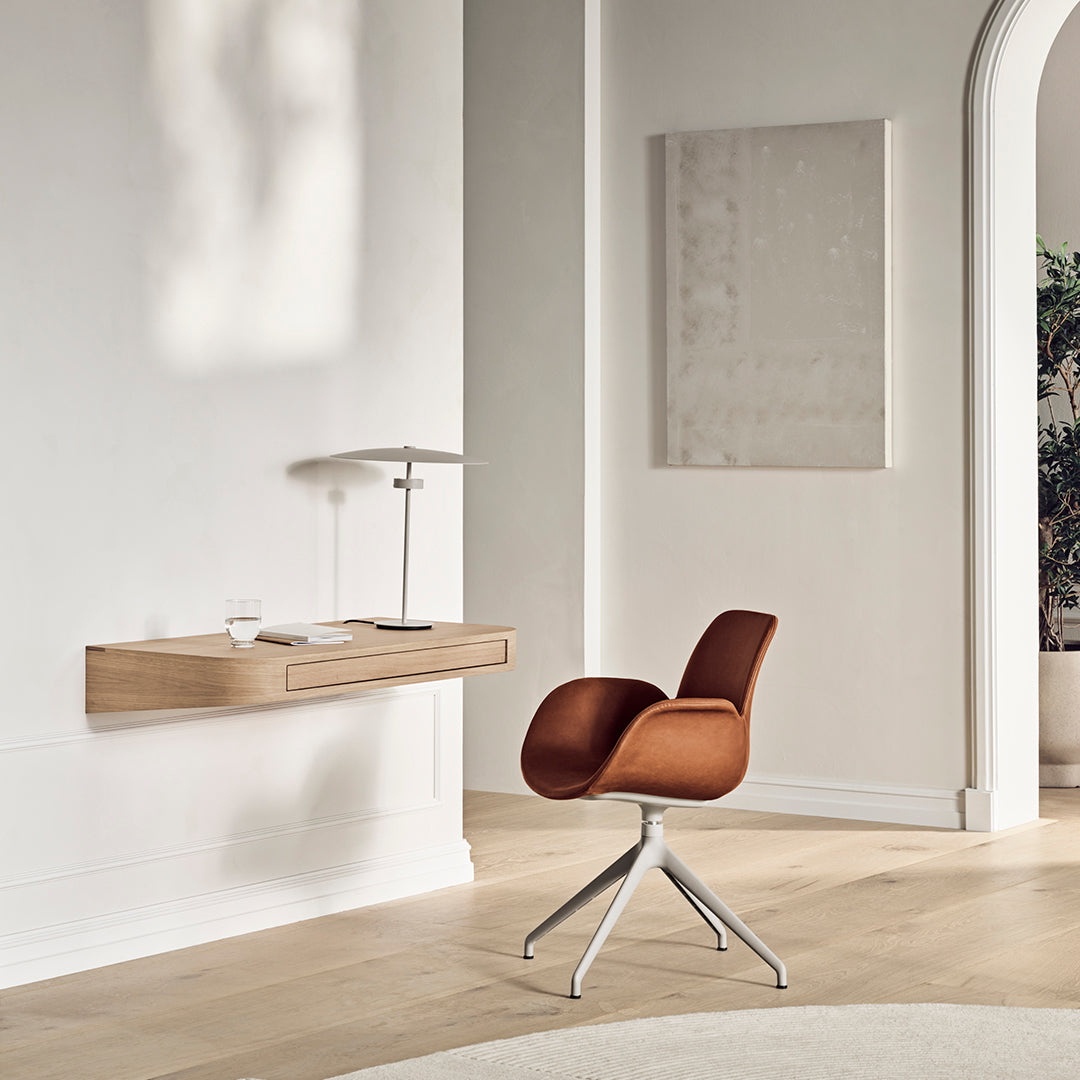 Fauteuil Seed - Rembourré - Piètement 4 branches avec patins - Chrome
