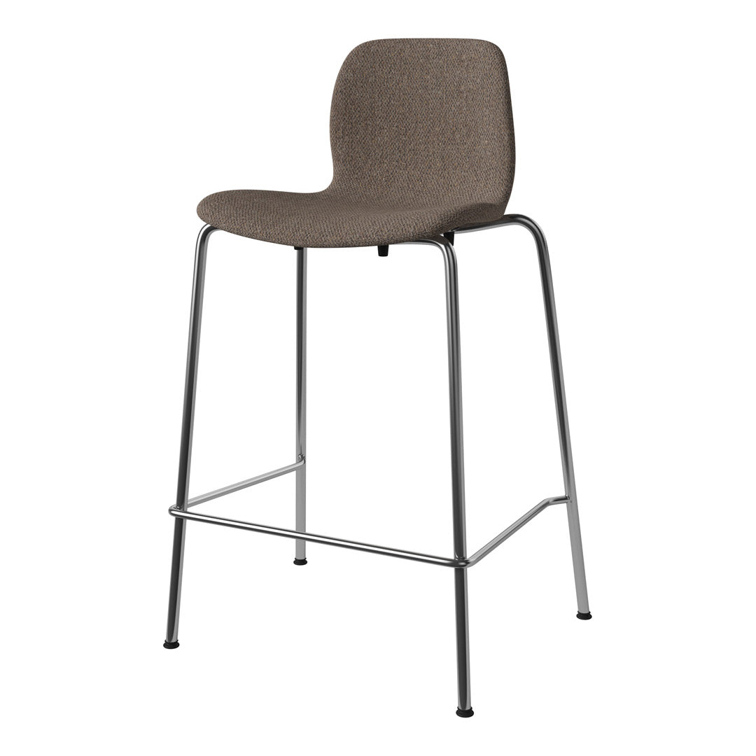 Chaise de comptoir Seed - Rembourrée - Base chromée