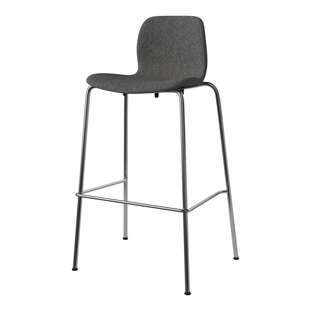 Chaise de bar Seed - Rembourrée - Base chromée