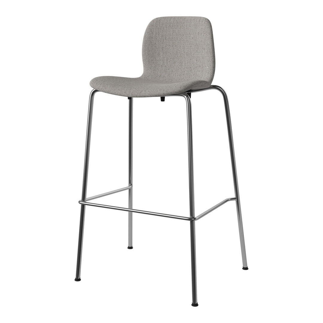 Chaise de bar Seed - Rembourrée - Base chromée