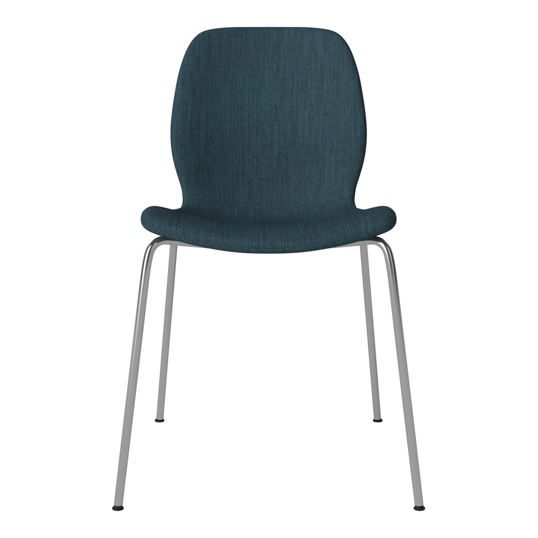 Chaise de salle à manger Seed - Rembourrée - Base chromée