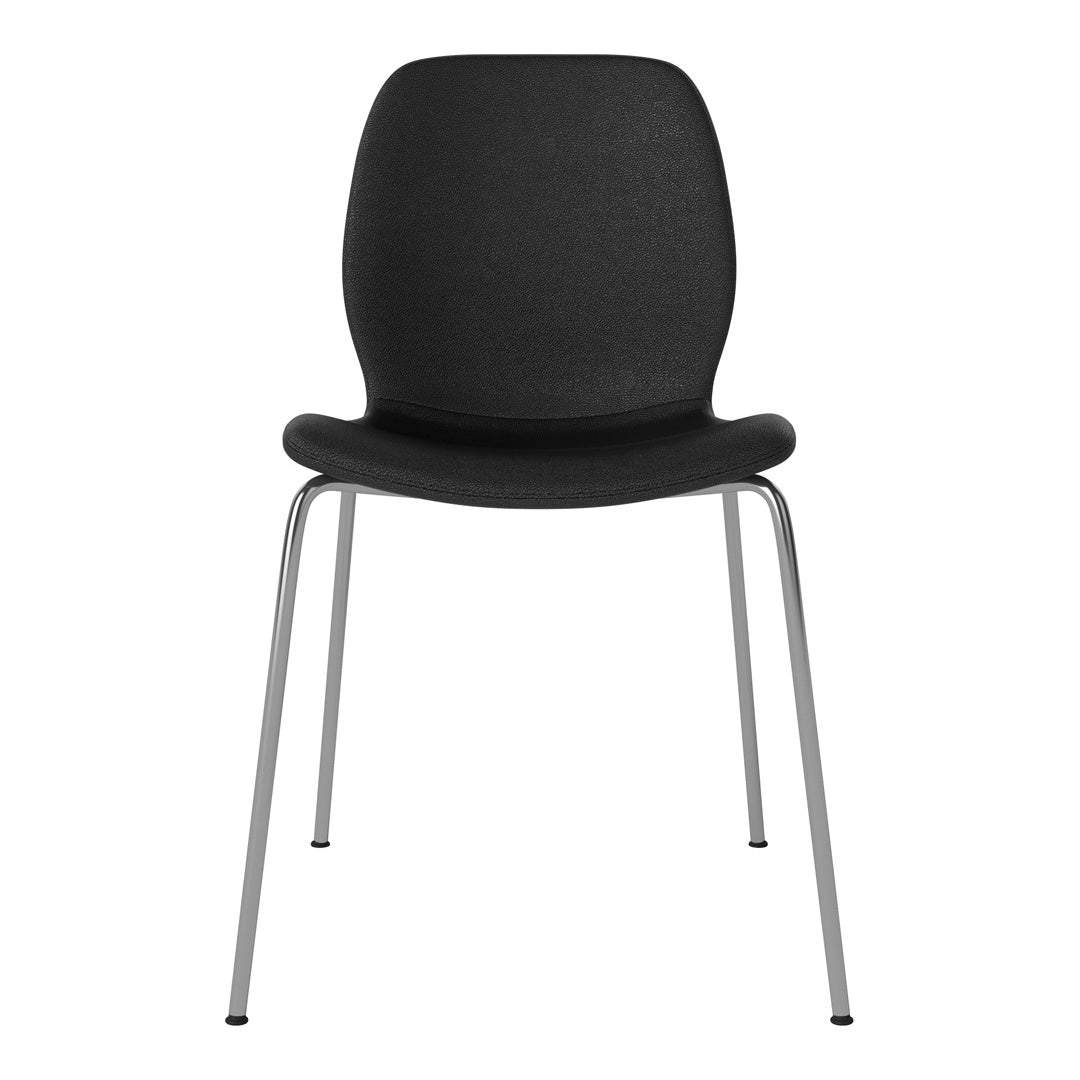 Chaise de salle à manger Seed - Rembourrée - Base chromée