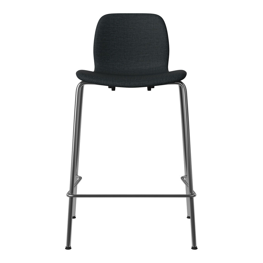 Chaise de comptoir Seed - Rembourrée - Base chromée