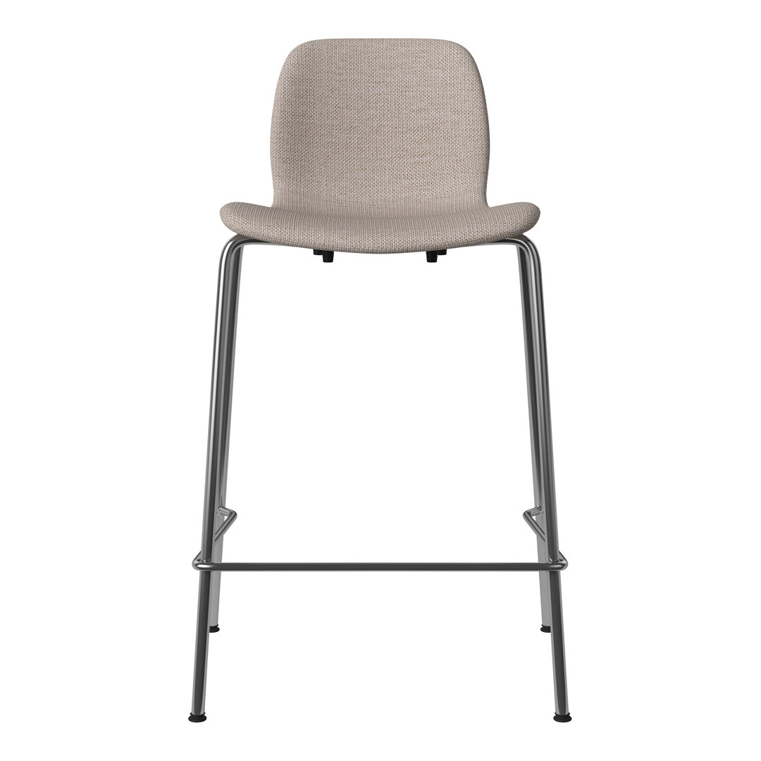 Chaise de comptoir Seed - Rembourrée - Base chromée