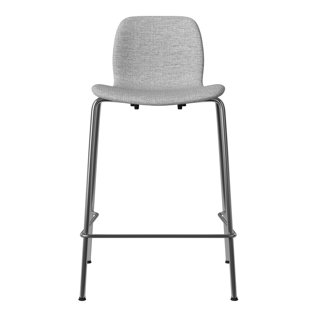 Chaise de comptoir Seed - Rembourrée - Base chromée