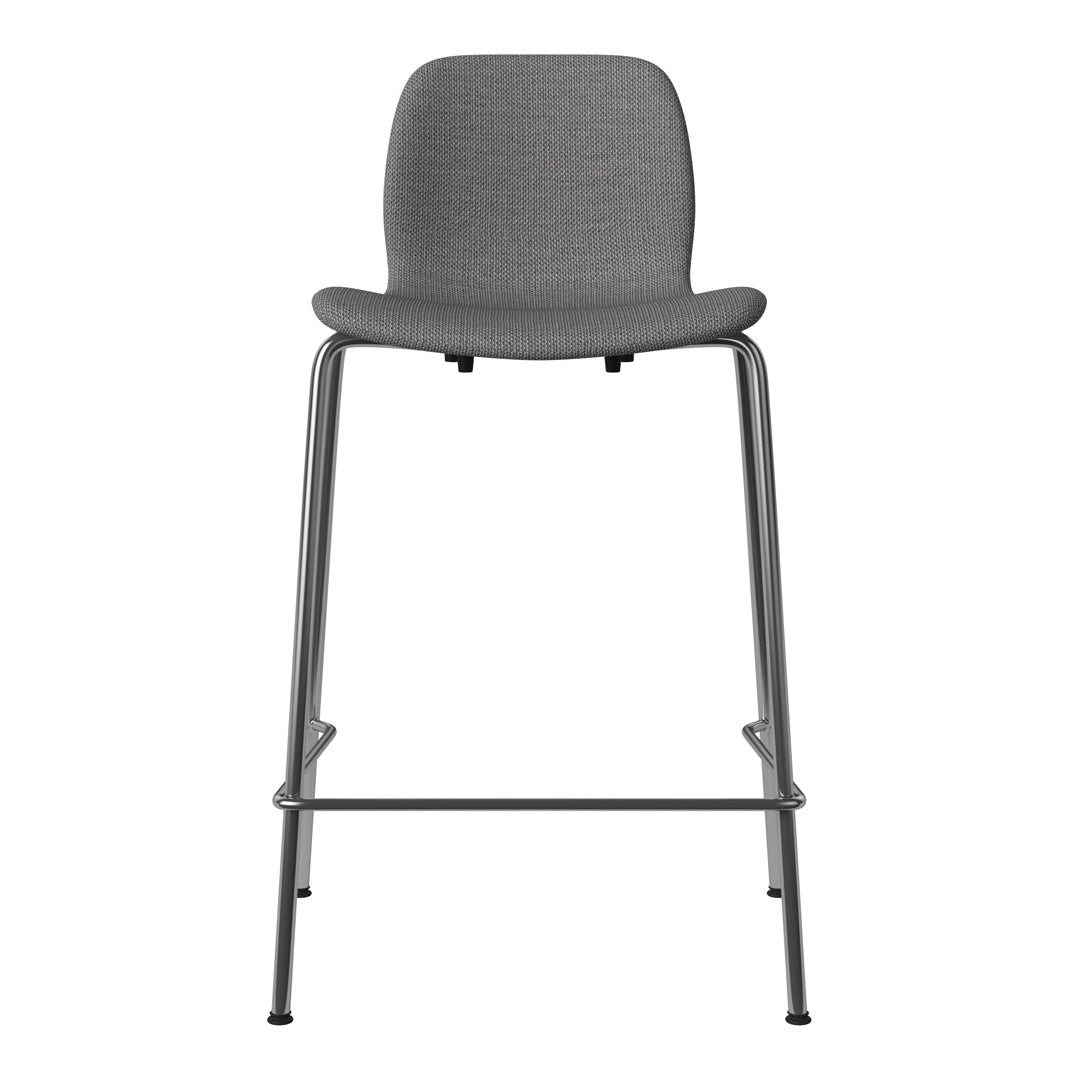 Chaise de comptoir Seed - Rembourrée - Base chromée