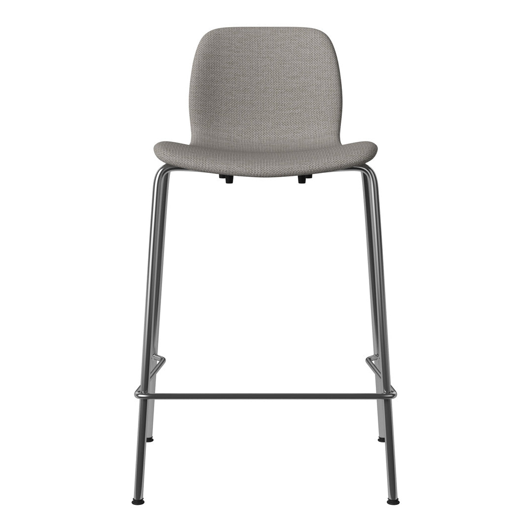 Chaise de comptoir Seed - Rembourrée - Base chromée