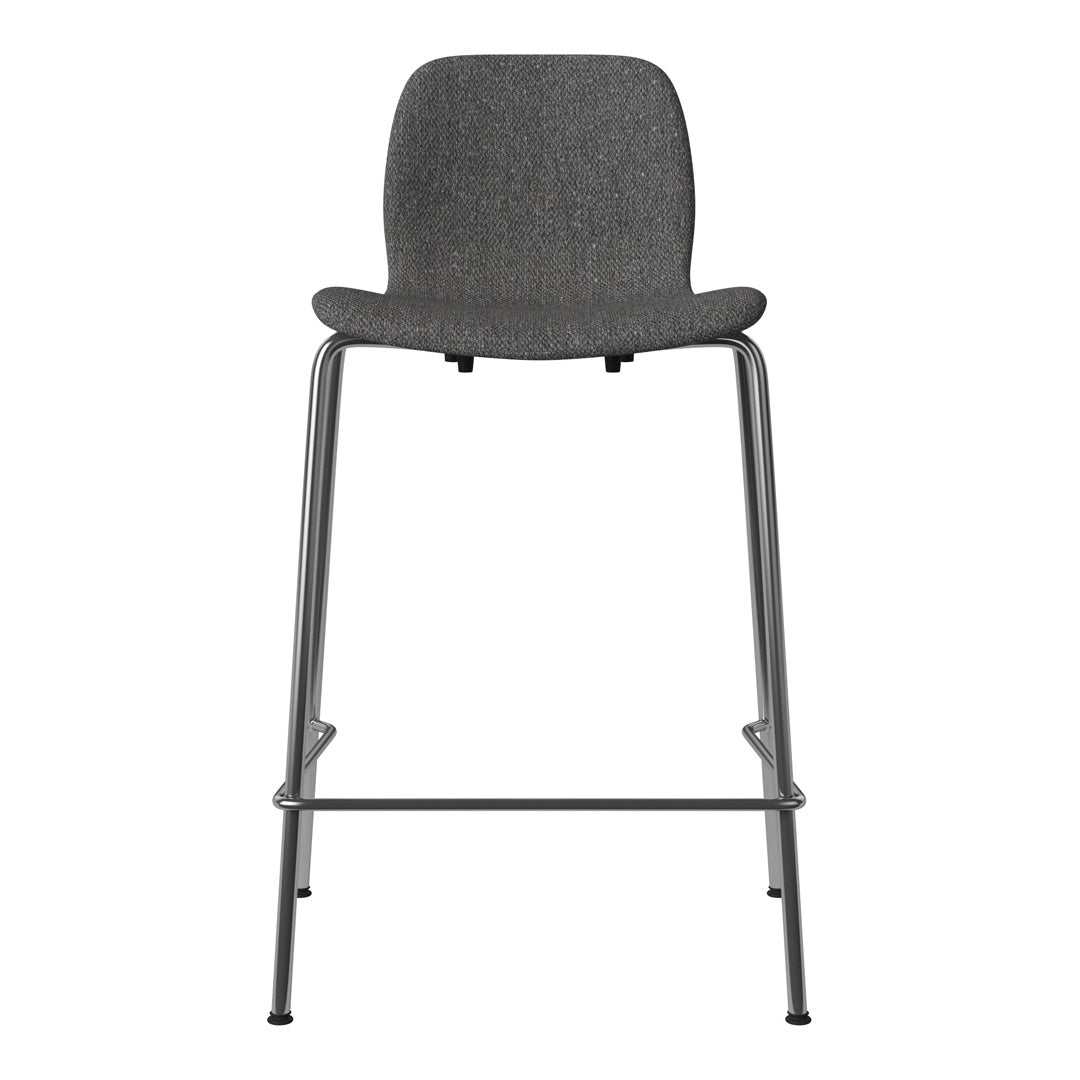 Chaise de comptoir Seed - Rembourrée - Base chromée