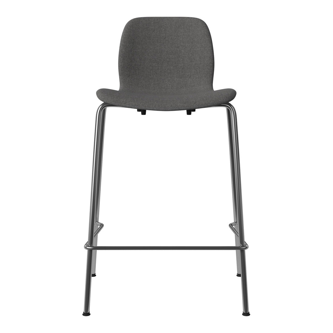 Chaise de comptoir Seed - Rembourrée - Base chromée