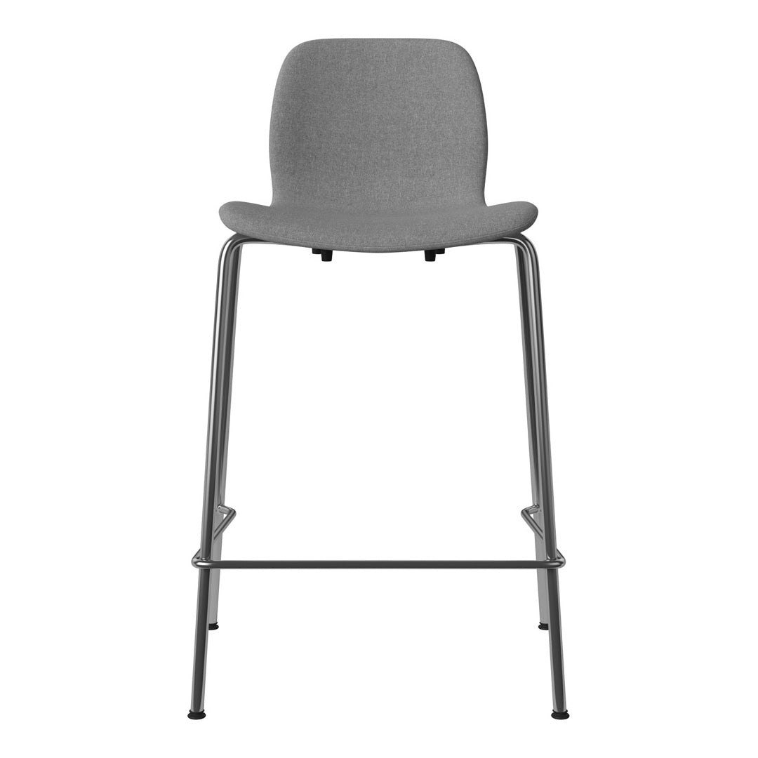 Chaise de comptoir Seed - Rembourrée - Base chromée