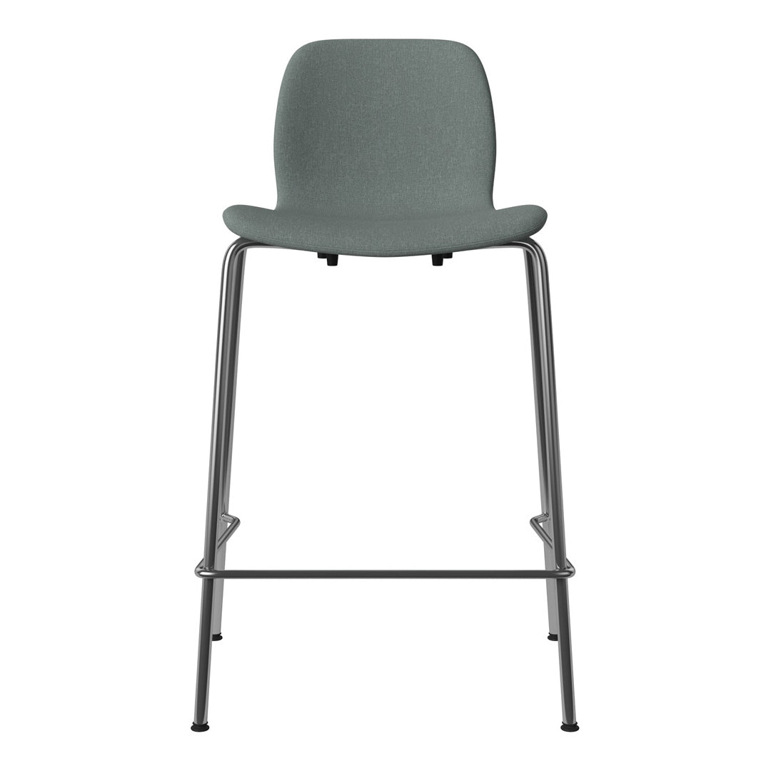 Chaise de comptoir Seed - Rembourrée - Base chromée