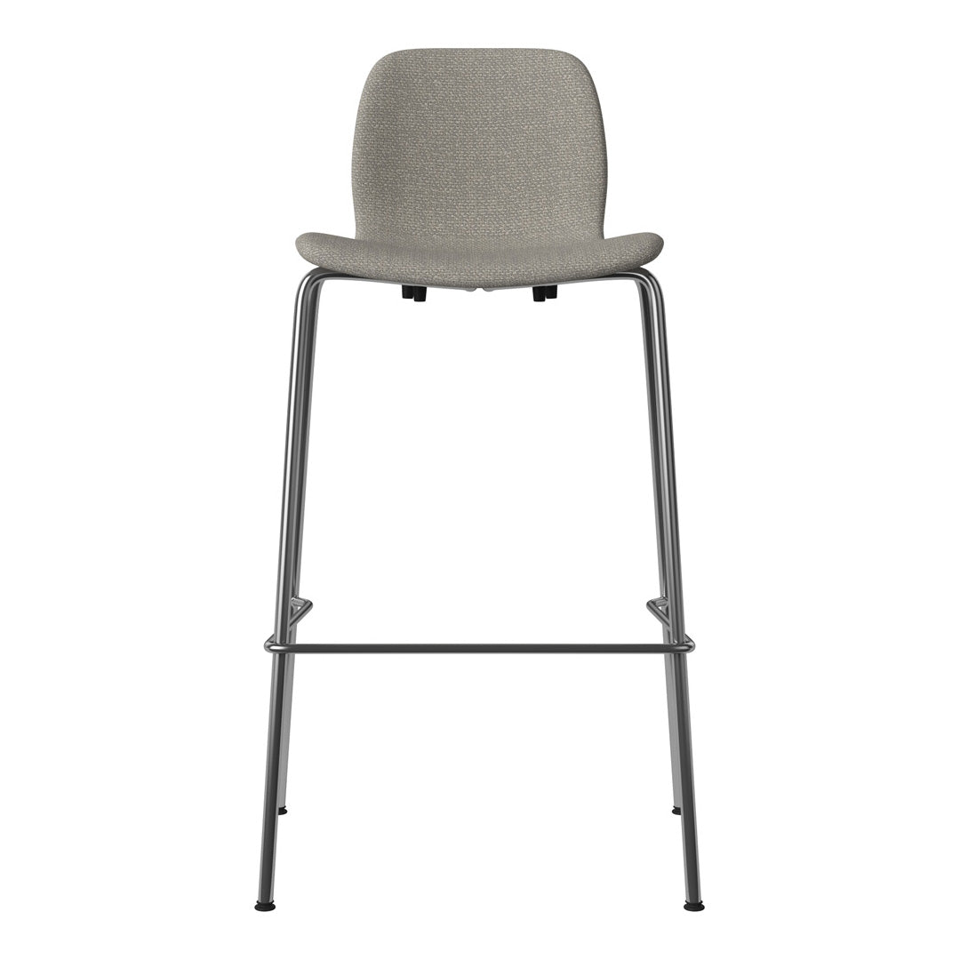 Chaise de bar Seed - Rembourrée - Base chromée