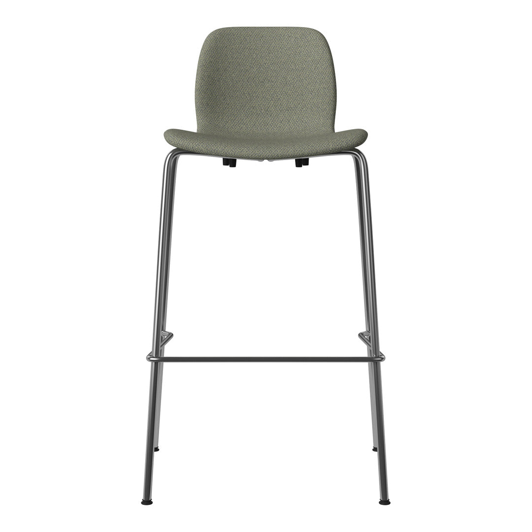 Chaise de bar Seed - Rembourrée - Base chromée