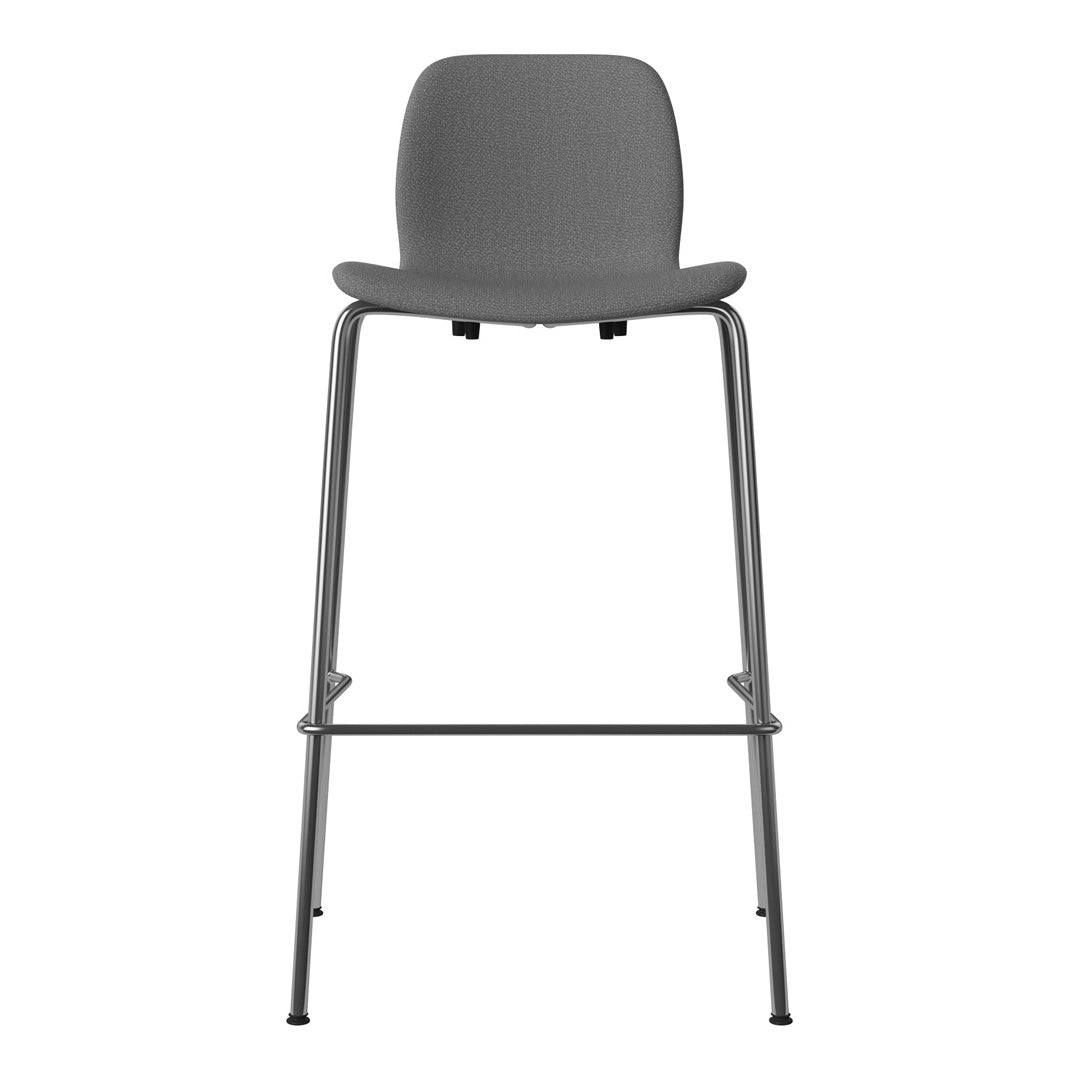 Chaise de bar Seed - Rembourrée - Base chromée