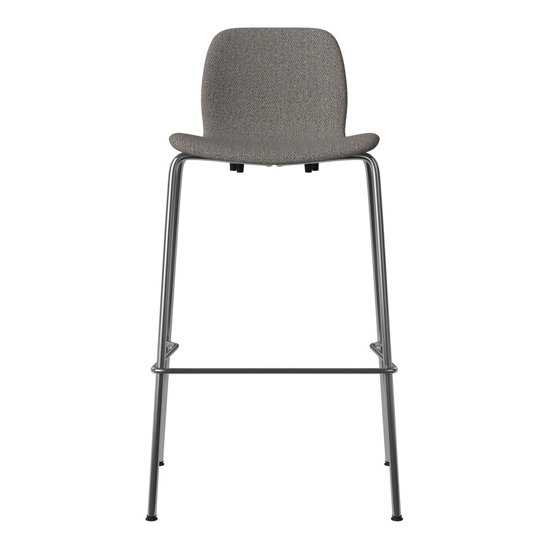 Chaise de bar Seed - Rembourrée - Base chromée