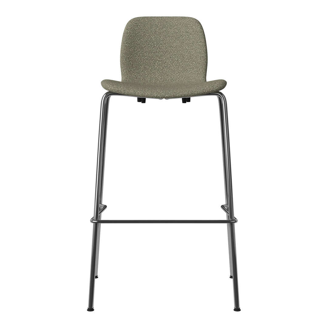 Chaise de bar Seed - Rembourrée - Base chromée