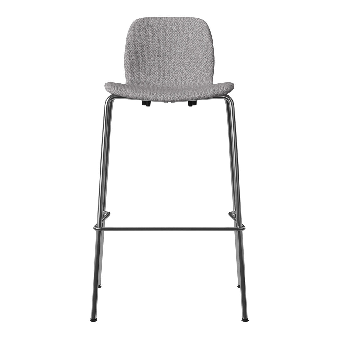 Chaise de bar Seed - Rembourrée - Base chromée