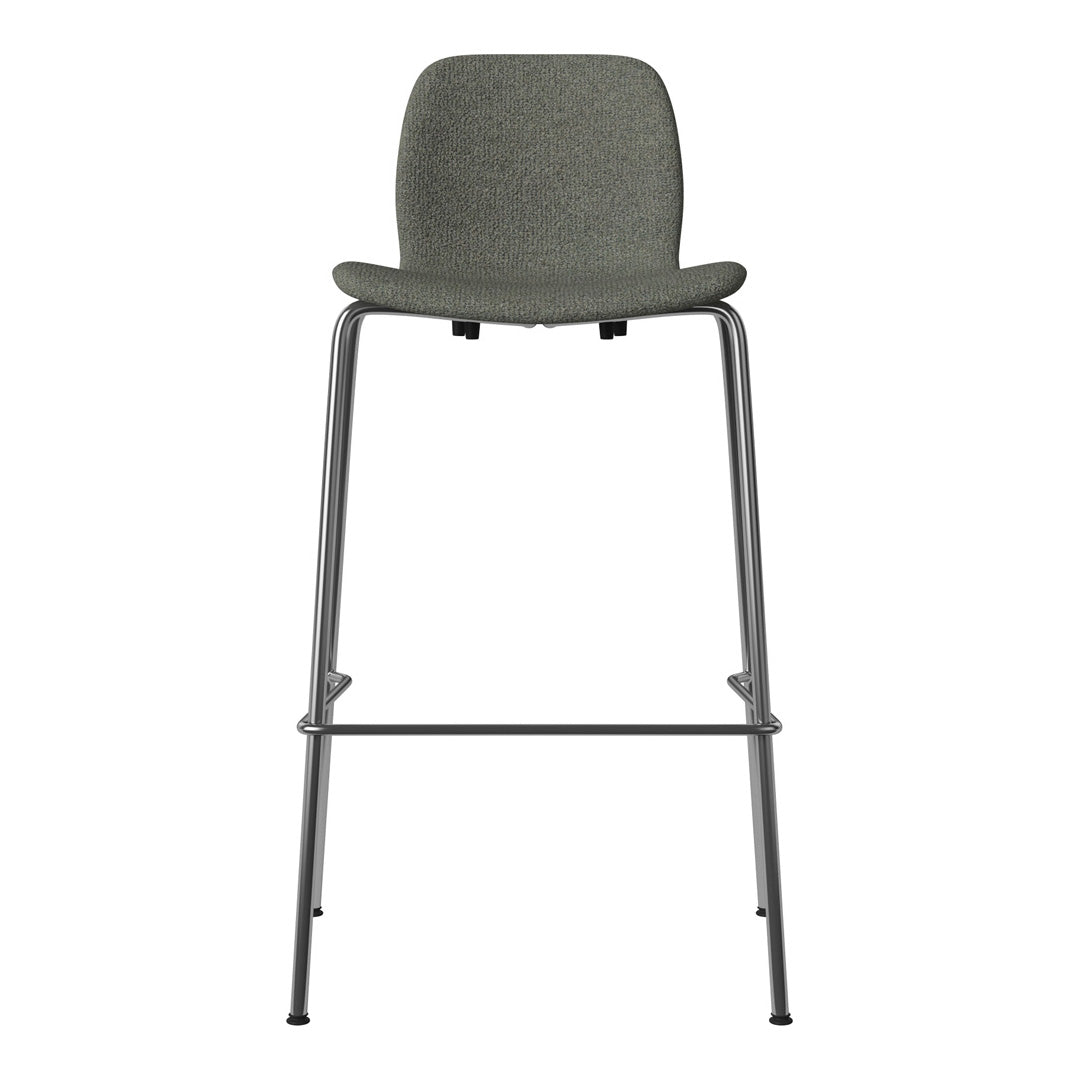 Chaise de bar Seed - Rembourrée - Base chromée