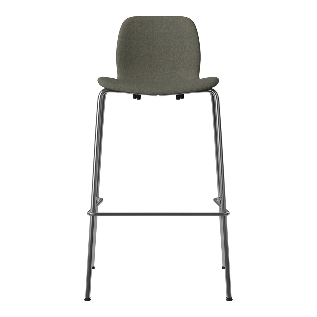 Chaise de bar Seed - Rembourrée - Base chromée