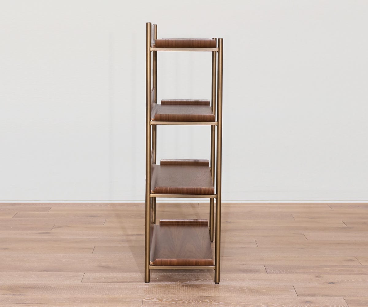 Freya 4 étagères - Noyer