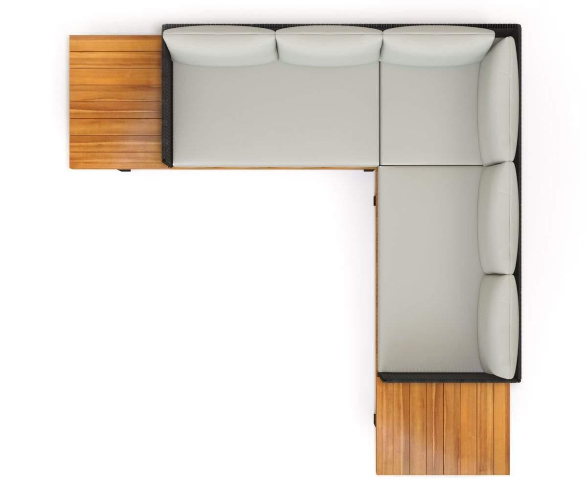 Canapé d'extérieur sectionnel Vila