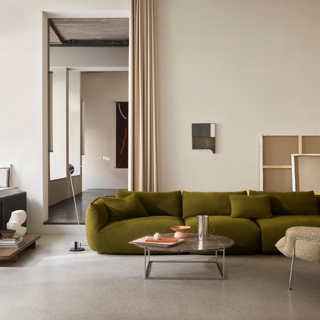 Canapé modulaire trois places préconfiguré Ridge