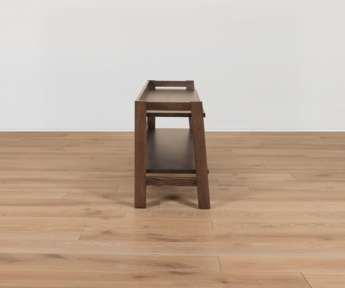 Support média Wood Castle Myles