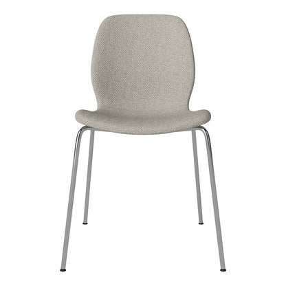 Chaise de salle à manger Seed - Rembourrée - Base chromée