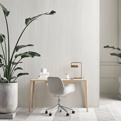 Fauteuil Seed - Rembourré - Piètement 5 branches avec roulettes - Chrome
