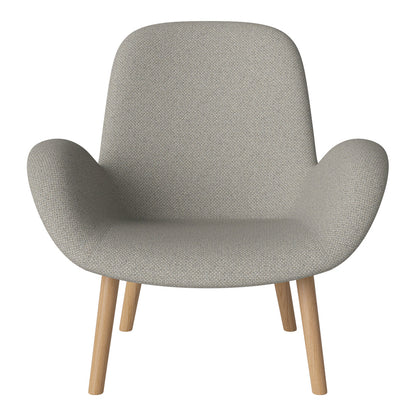Fauteuil Seed Lounge - Rembourré - Piètement en chêne huilé