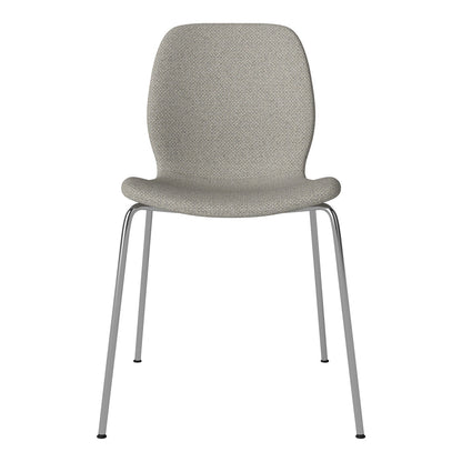 Chaise de salle à manger Seed - Rembourrée - Base chromée