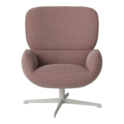 Fauteuil Ripon - Piètement 4 branches - Acier laqué gris