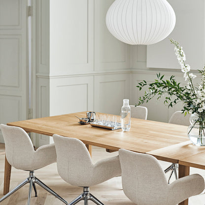 Fauteuil Seed - Rembourré - Piètement 4 branches avec patins - Acier laqué gris