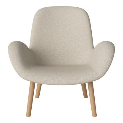 Fauteuil Seed Lounge - Rembourré - Piètement en chêne huilé