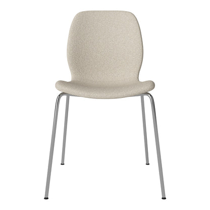 Chaise de salle à manger Seed - Rembourrée - Base chromée