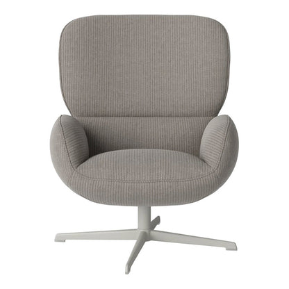 Fauteuil Ripon - Piètement 4 branches - Acier laqué gris
