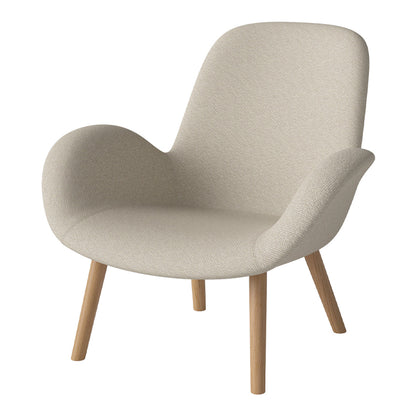 Fauteuil Seed Lounge - Rembourré - Piètement en chêne huilé