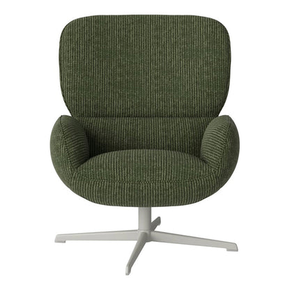 Fauteuil Ripon - Piètement 4 branches - Acier laqué gris