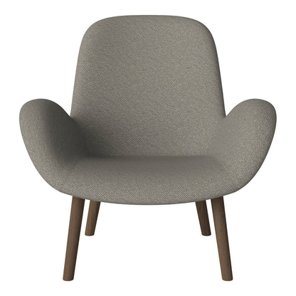 Fauteuil Seed Lounge - Rembourré - Base en chêne huilé, foncé