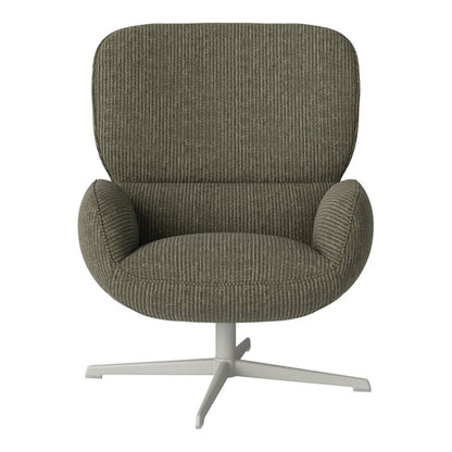 Fauteuil Ripon - Piètement 4 branches - Acier laqué gris