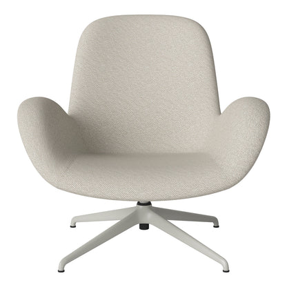 Fauteuil Seed Lounge - Rembourré - Piètement 4 branches - Acier laqué gris