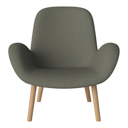 Fauteuil Seed Lounge - Rembourré - Piètement en chêne huilé