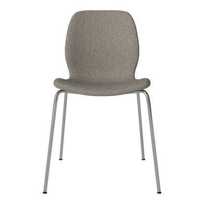 Chaise de salle à manger Seed - Rembourrée - Base chromée