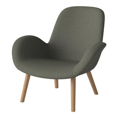 Fauteuil Seed Lounge - Rembourré - Piètement en chêne huilé