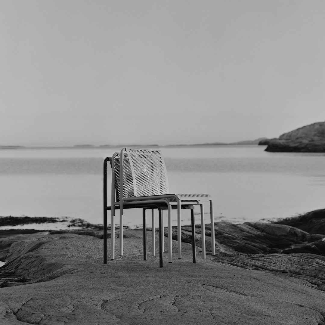 Chaise d'extérieur Dapple - Empilable